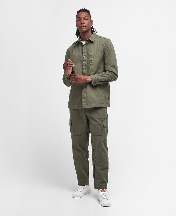 Barbour Robhill Overshirt πρασινο | BABO87676