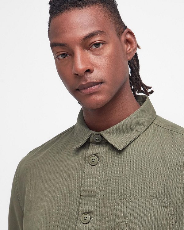 Barbour Robhill Overshirt πρασινο | BABO87676
