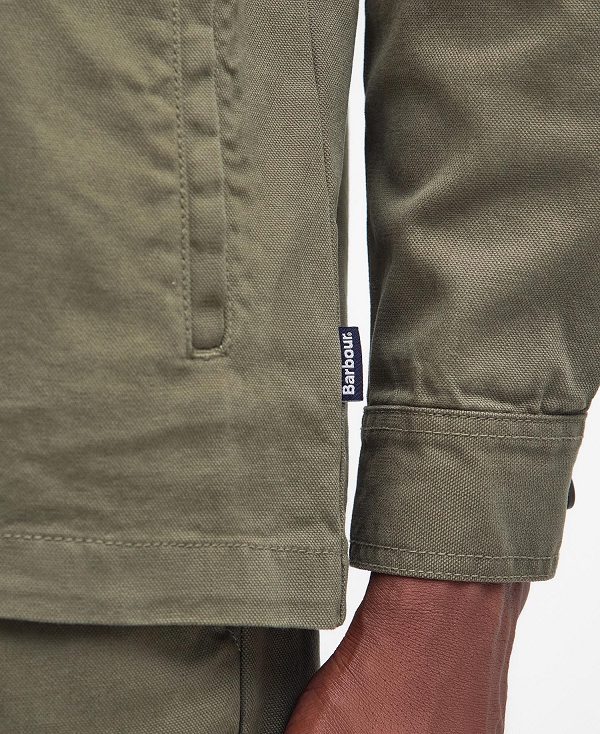 Barbour Robhill Overshirt πρασινο | BABO87676