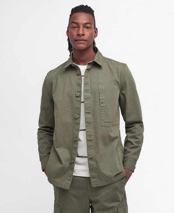 Barbour Robhill Overshirt πρασινο | BABO87676