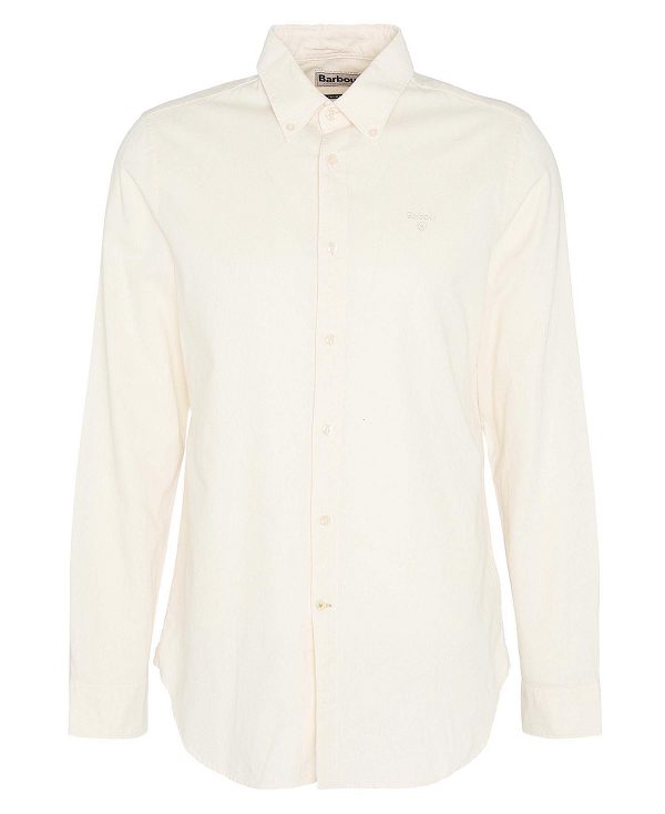 Barbour Romley Tailored Long-sleeved Shirt ασπρα | BABO87876