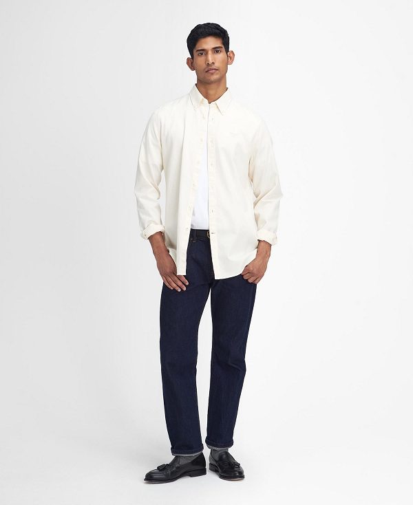 Barbour Romley Tailored Long-sleeved Shirt ασπρα | BABO87876