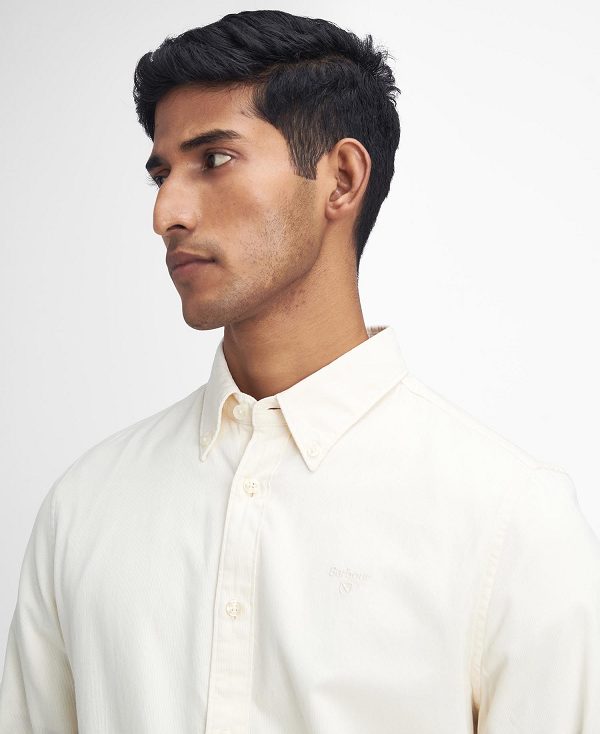 Barbour Romley Tailored Long-sleeved Shirt ασπρα | BABO87876