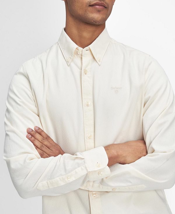 Barbour Romley Tailored Long-sleeved Shirt ασπρα | BABO87876