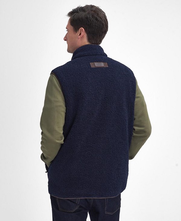 Barbour Rydal Fleece Gilet σκουρο μπλε | BABO88721