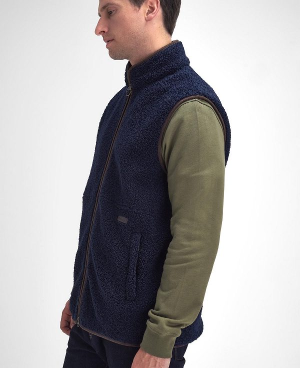 Barbour Rydal Fleece Gilet σκουρο μπλε | BABO88721