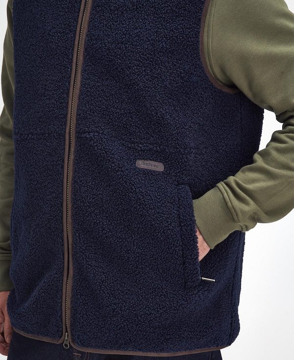 Barbour Rydal Fleece Gilet σκουρο μπλε | BABO88721