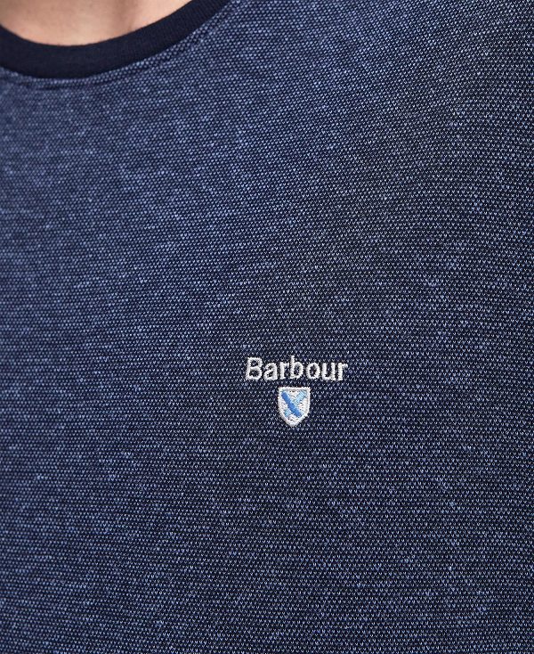 Barbour Sedhill T-shirt μπλε σκουρο | BABO88320