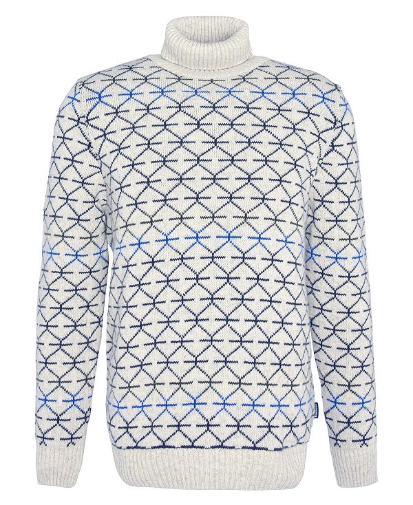 Barbour Selby Roll-neck Jumper ασπρα | BABO88597
