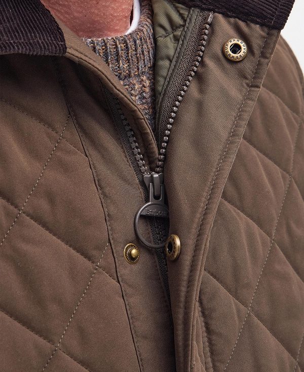 Barbour Shoveler Gilet Ελιά | BABO87531