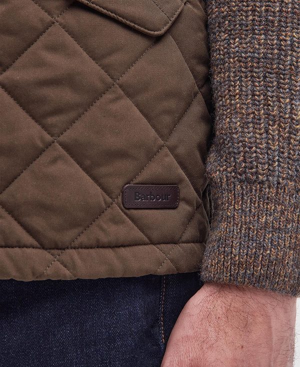 Barbour Shoveler Gilet Ελιά | BABO87531