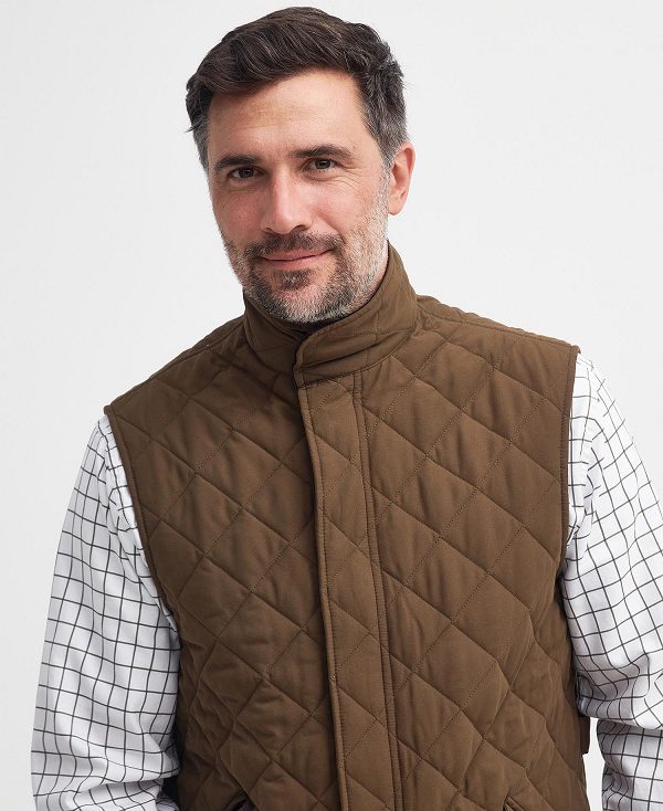 Barbour Shoveler Gilet σκούρο καφε | BABO87544
