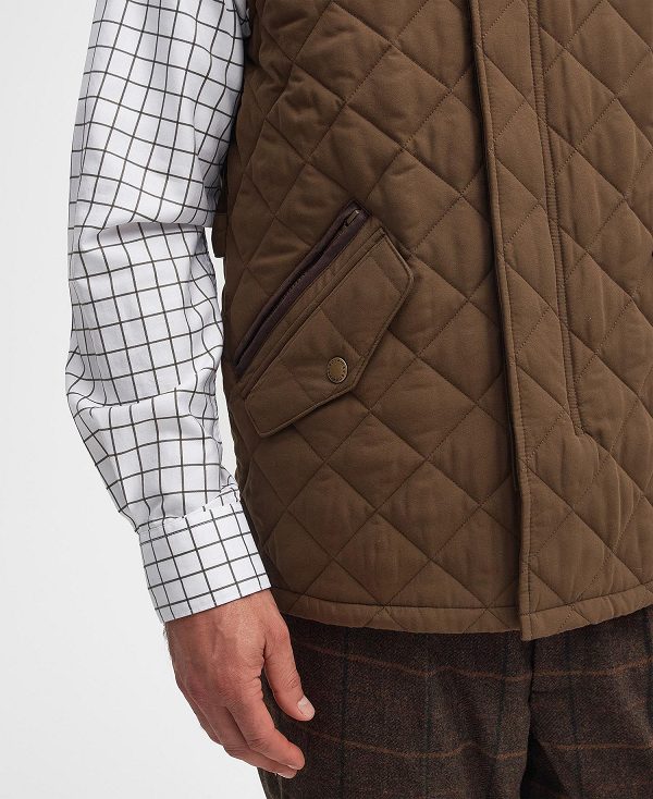 Barbour Shoveler Gilet σκούρο καφε | BABO87544