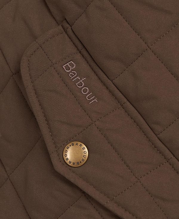 Barbour Shoveler Quilted Jacket σκούρο Ελιά | BABO87301
