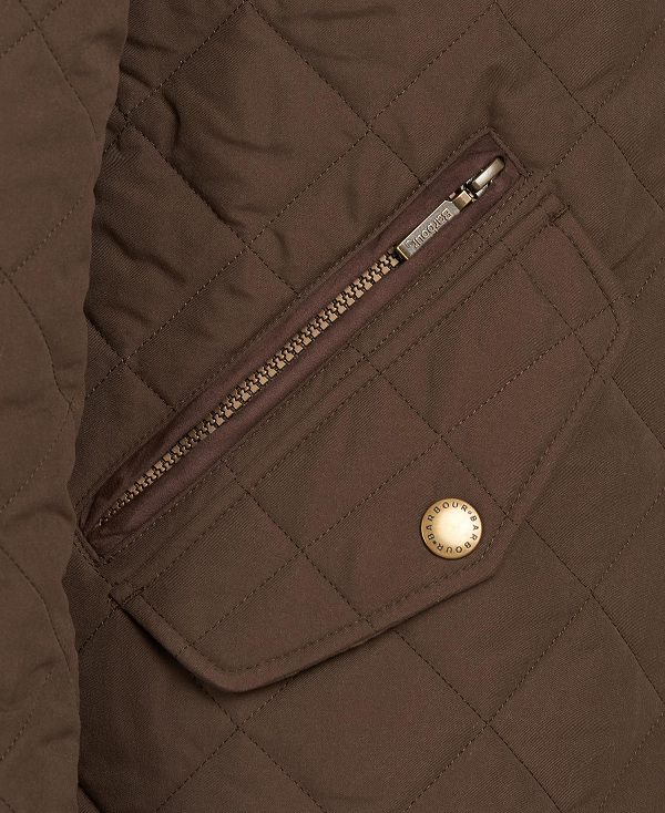 Barbour Shoveler Quilted Jacket σκούρο Ελιά | BABO87301