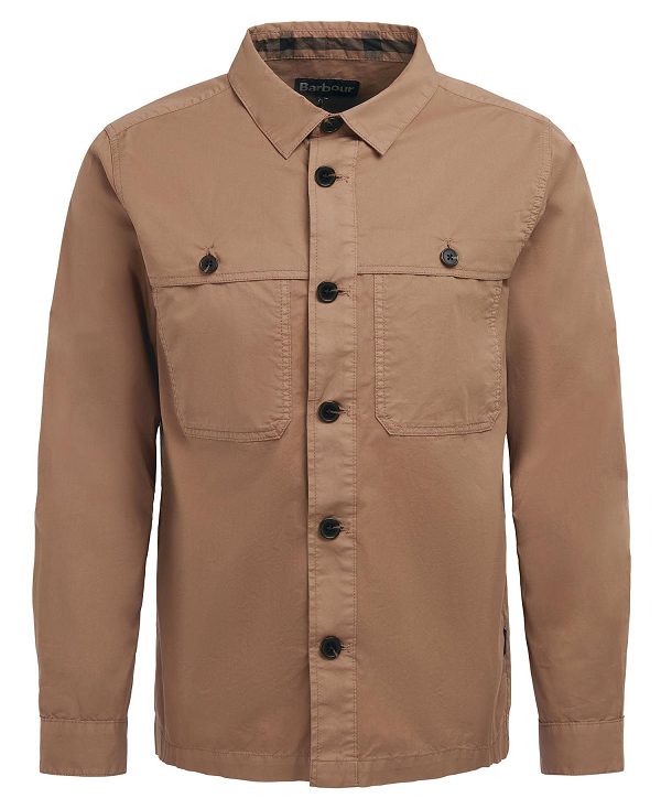 Barbour Sidlaw Overshirt καφε | BABO87611