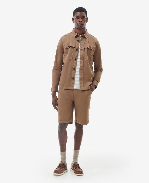 Barbour Sidlaw Overshirt καφε | BABO87611