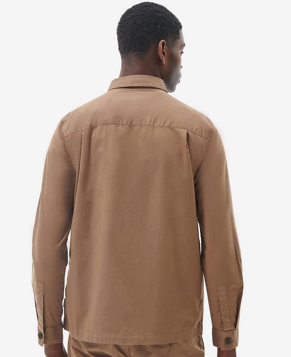 Barbour Sidlaw Overshirt καφε | BABO87611