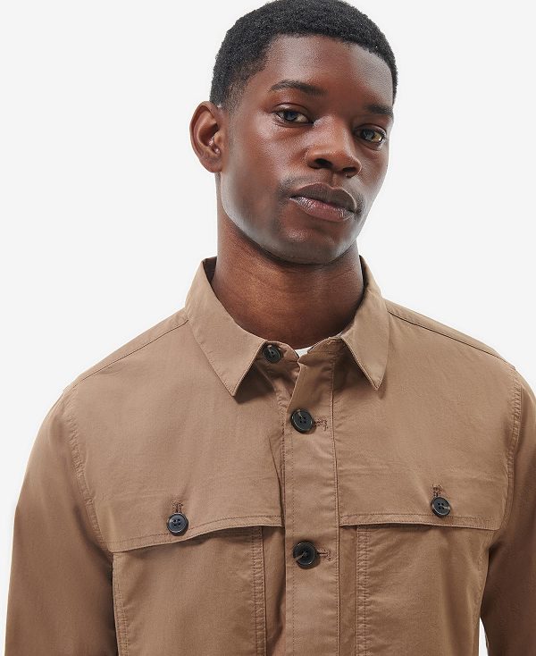 Barbour Sidlaw Overshirt καφε | BABO87611