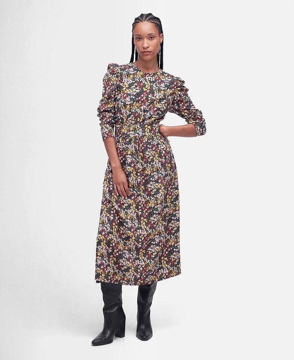 Barbour Silverdale Midi Dress Πολύχρωμο | BABO89586