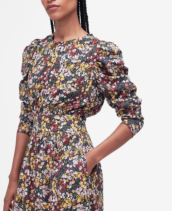 Barbour Silverdale Midi Dress Πολύχρωμο | BABO89586