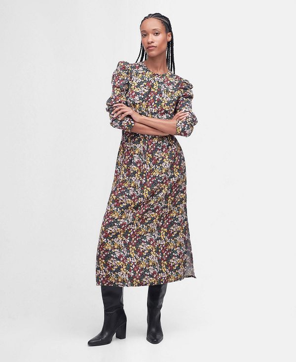 Barbour Silverdale Midi Dress Πολύχρωμο | BABO89586