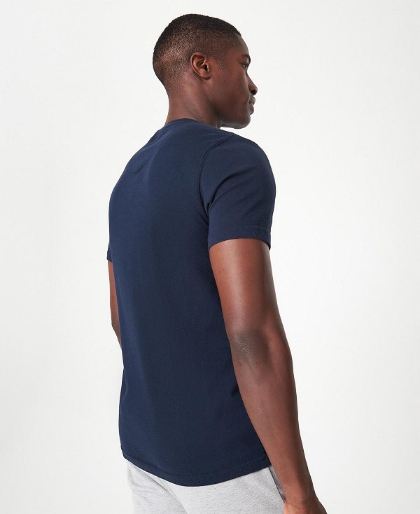 Barbour Small Logo T-shirt μπορντο | BABO88283