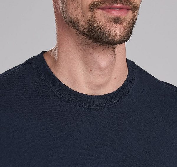 Barbour Small Logo T-shirt μπορντο | BABO88283