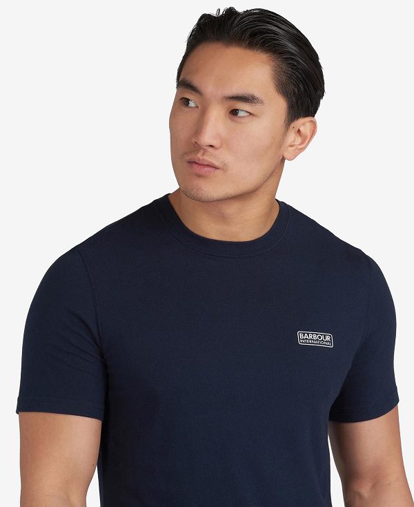 Barbour Small Logo T-shirt μπορντο | BABO88283