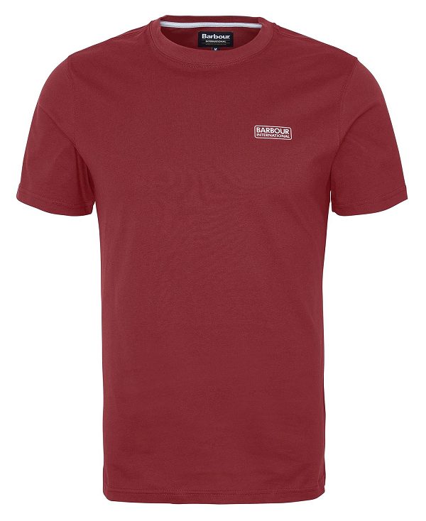 Barbour Small Logo T-shirt κοκκινα | BABO88297