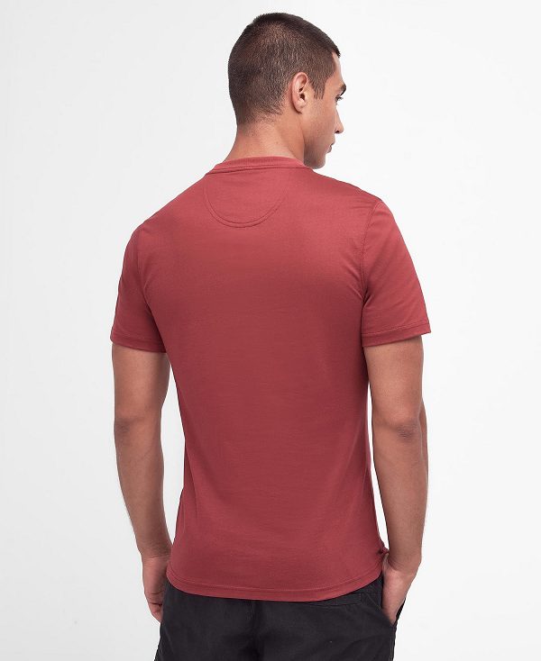Barbour Small Logo T-shirt κοκκινα | BABO88297
