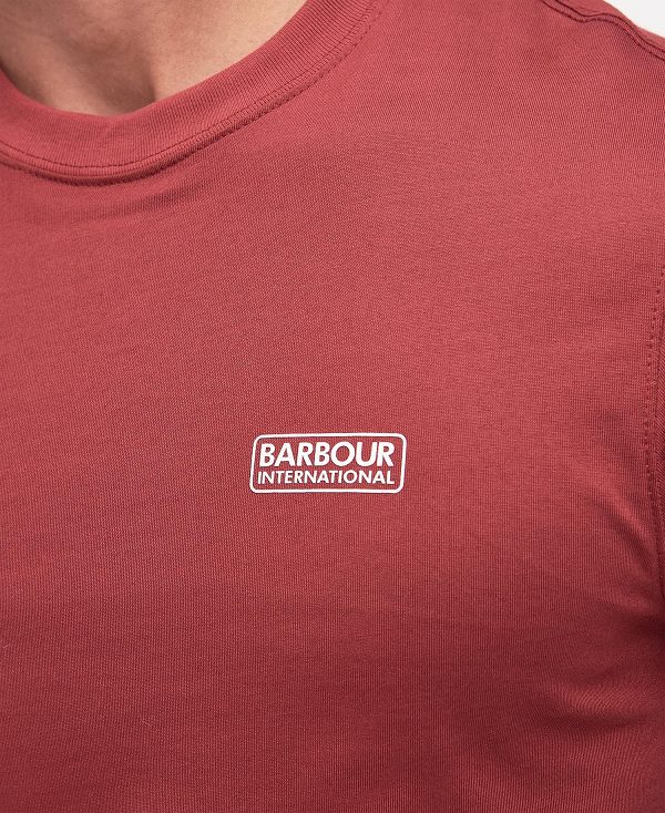 Barbour Small Logo T-shirt κοκκινα | BABO88297