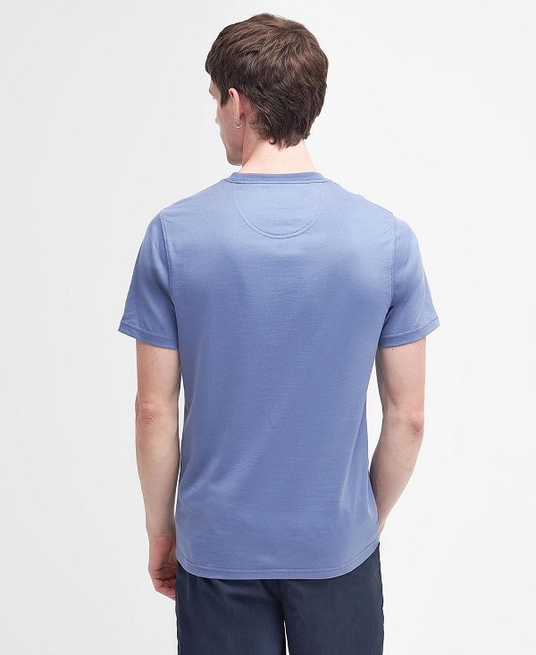 Barbour Small Logo T-shirt μπλε | BABO88299