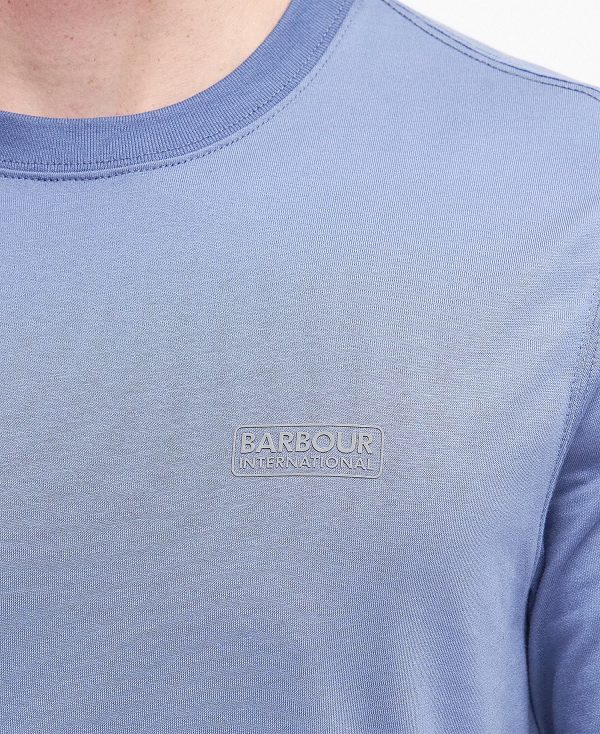 Barbour Small Logo T-shirt μπλε | BABO88299
