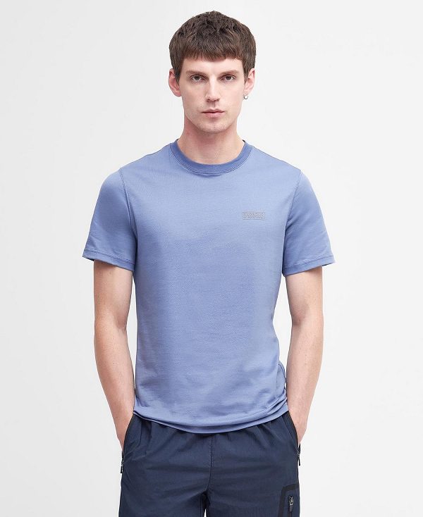 Barbour Small Logo T-shirt μπλε | BABO88299