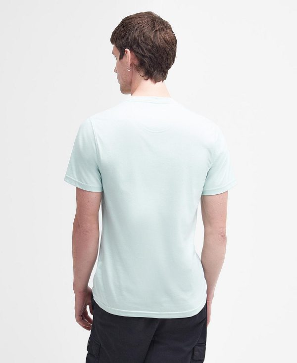 Barbour Small Logo T-shirt μπλε | BABO88300