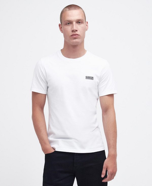 Barbour Small Logo T-shirt ασπρα μαυρα | BABO88287