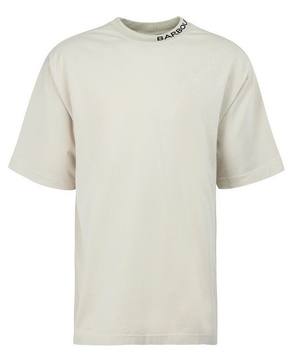 Barbour Smith Oversized T-shirt ασπρα | BABO88259