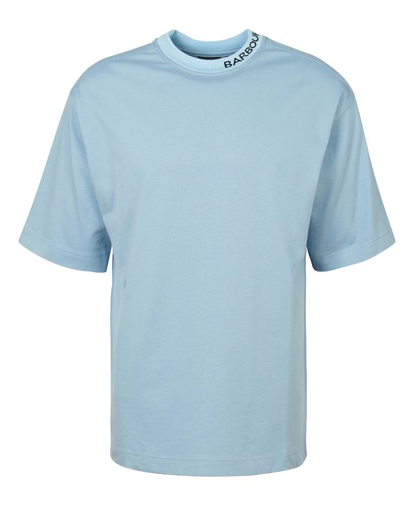 Barbour Smith Oversized T-shirt μπλε | BABO88260