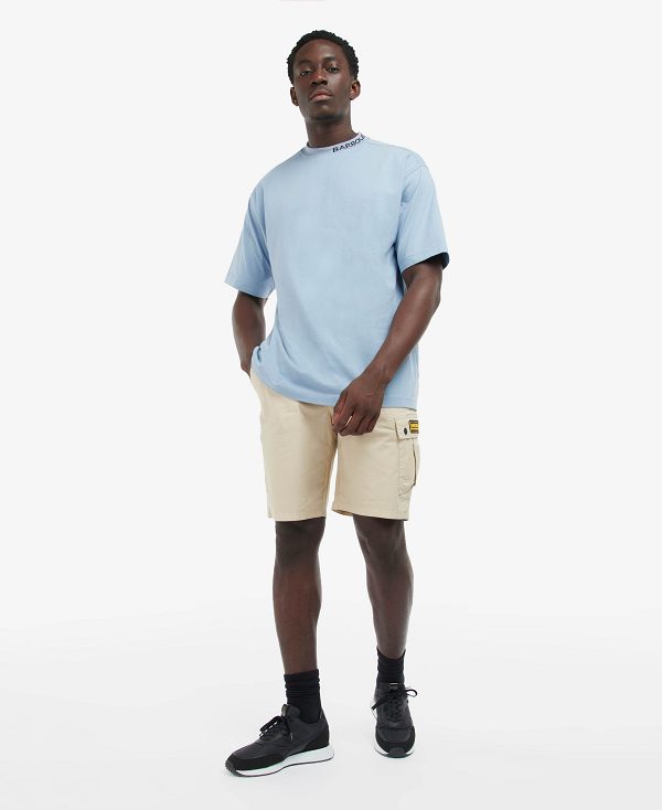 Barbour Smith Oversized T-shirt μπλε | BABO88260
