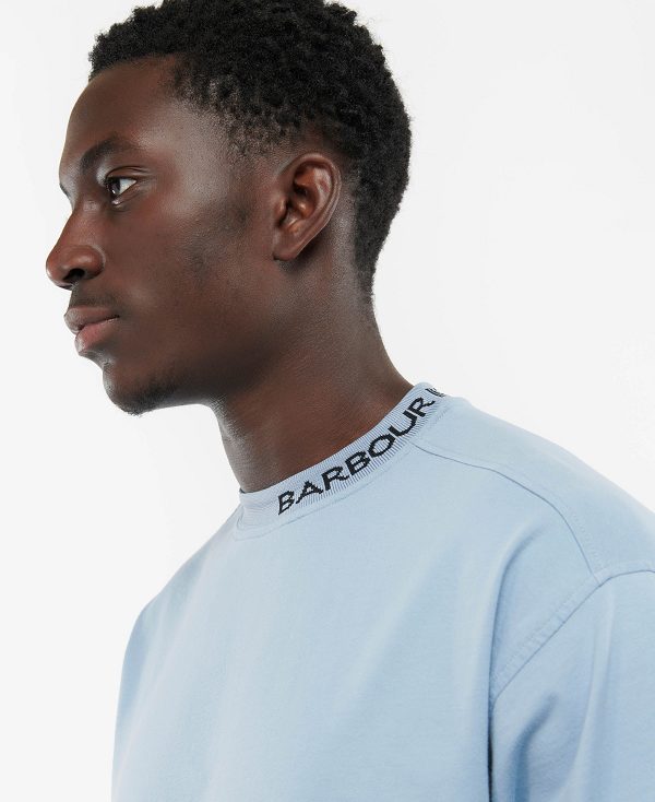 Barbour Smith Oversized T-shirt μπλε | BABO88260