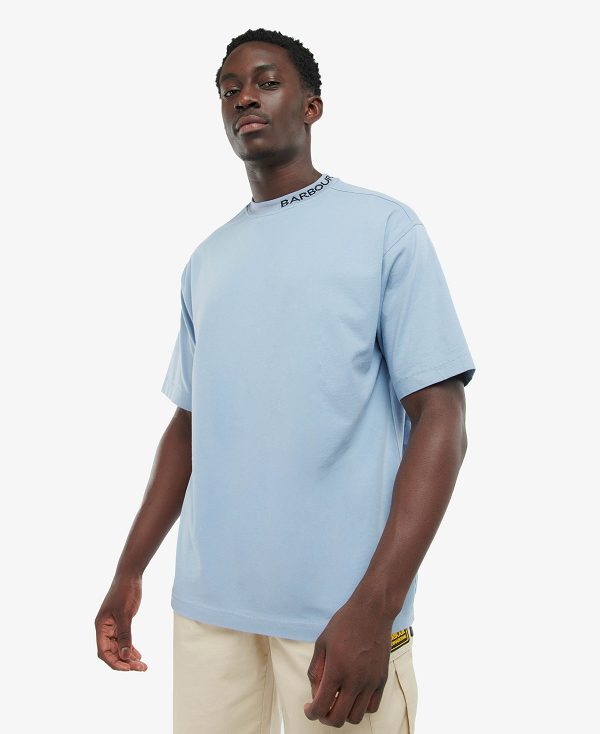 Barbour Smith Oversized T-shirt μπλε | BABO88260