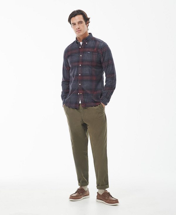 Barbour Southfield Tailored Shirt γκρι | BABO87804
