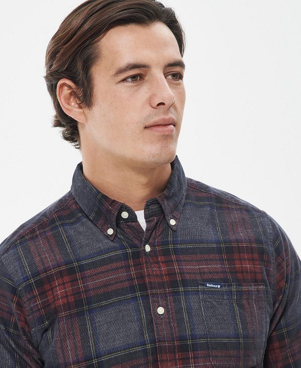 Barbour Southfield Tailored Shirt γκρι | BABO87804