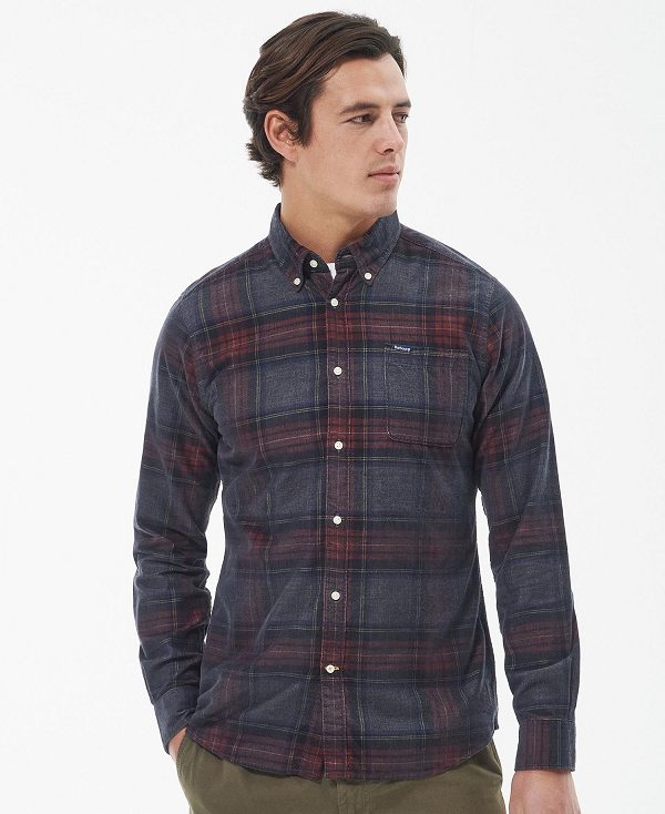 Barbour Southfield Tailored Shirt γκρι | BABO87804