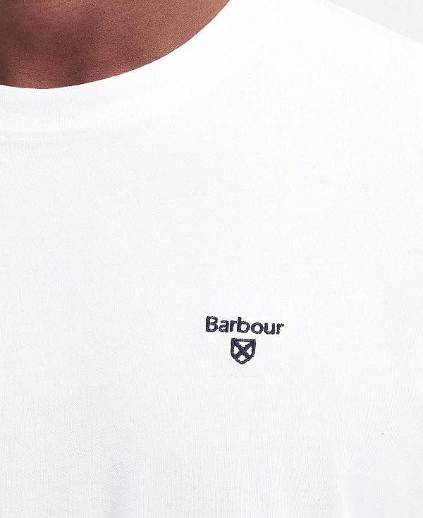 Barbour Sports Long-sleeved T-shirt ασπρα | BABO88395