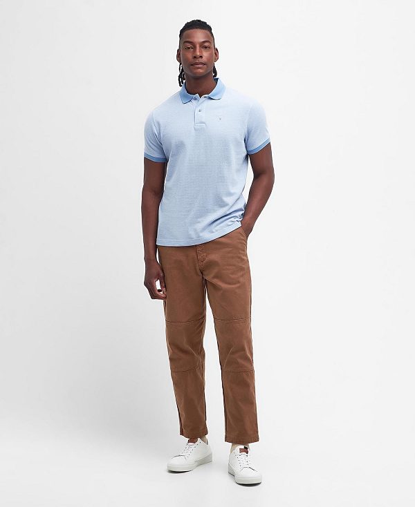 Barbour Sports Polo Mix Shirt μπλε | BABO88044