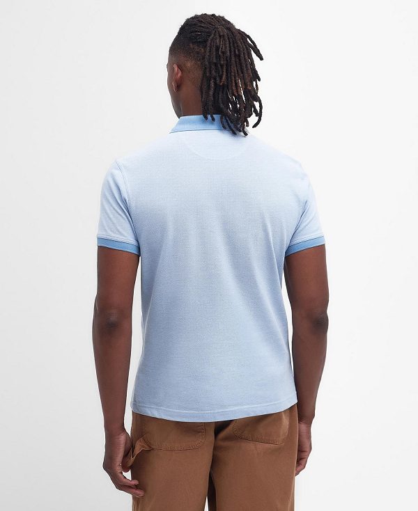Barbour Sports Polo Mix Shirt μπλε | BABO88044