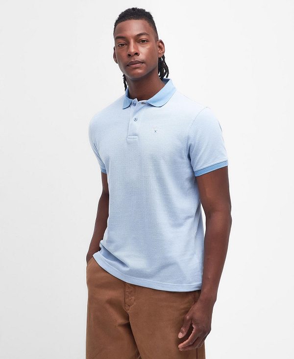 Barbour Sports Polo Mix Shirt μπλε | BABO88044