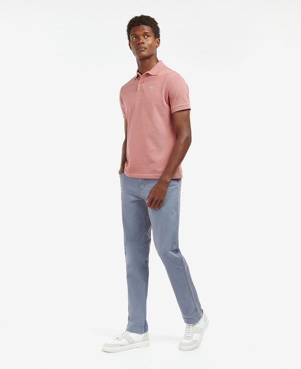 Barbour Sports Polo Shirt ασπρα | BABO88116